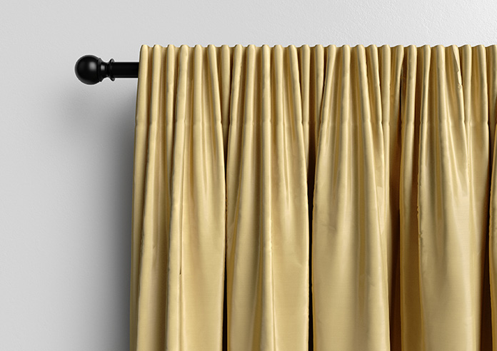 Akoya Faux Silk, Lustre Old Gold - Made to Measure Curtains - Image 10